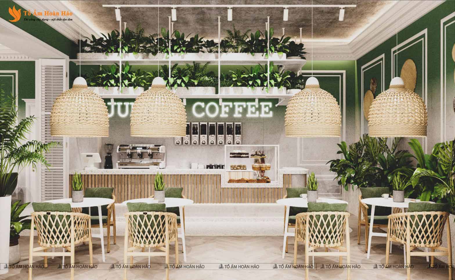 thiết kế quán cà phê