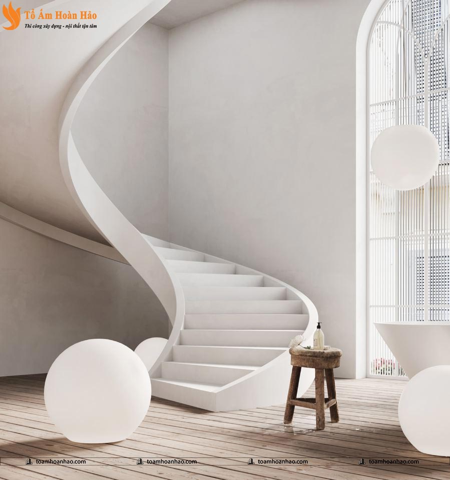 10+ MẪU CẦU THANG ĐẸP MANG PHONG CÁCH LUXURY 10 Mẫu cầu thang đẹp mang phong cách hiện đại