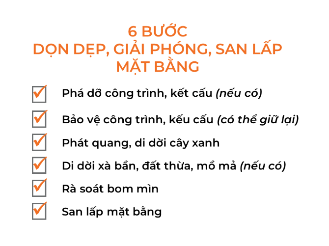 CHI PHÍ SAN LẤP GIẢI PHÓNG MẶT BẰNG-GIA CHỦ KHÔNG NÊN BỎ QUA 1 chi phí san lấp giải phóng mặt bằng