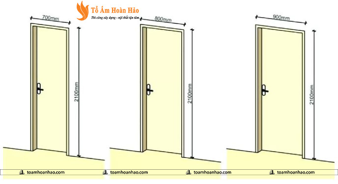 Cách tính kích thước cửa phòng ngủ