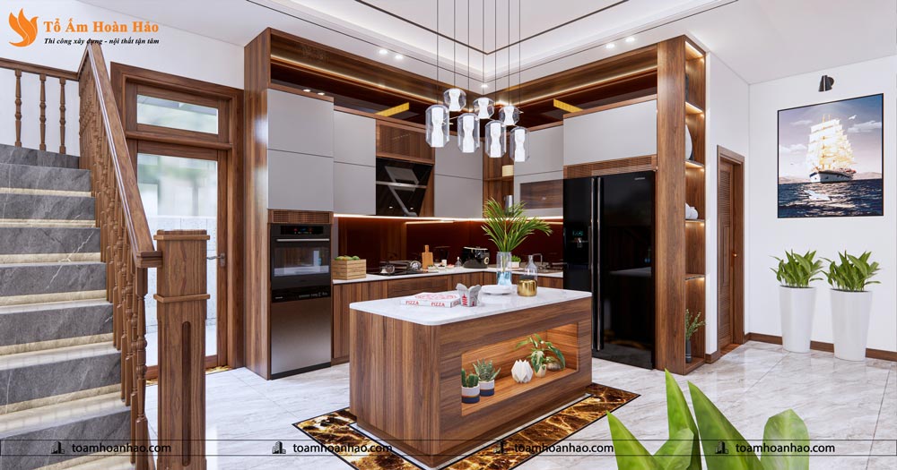 THIẾT KẾ NỘI THẤT GỖ ÓC CHÓ VILLA 1500m2 - HÀ NỘI, SANG TRỌNG VÀ ĐẲNG CẤP 13 nội thất gỗ óc chó