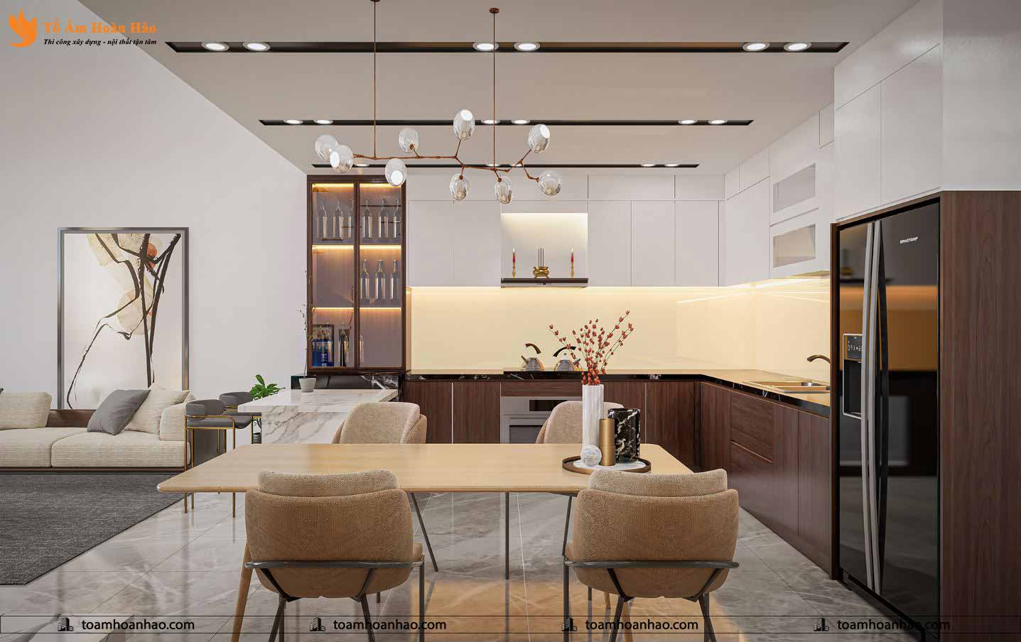 30+ MẪU BẾP XINH DÀNH CHO BIỆT THỰ, NHÀ PHỐ, CHUNG CƯ HIỆN ĐẠI 40