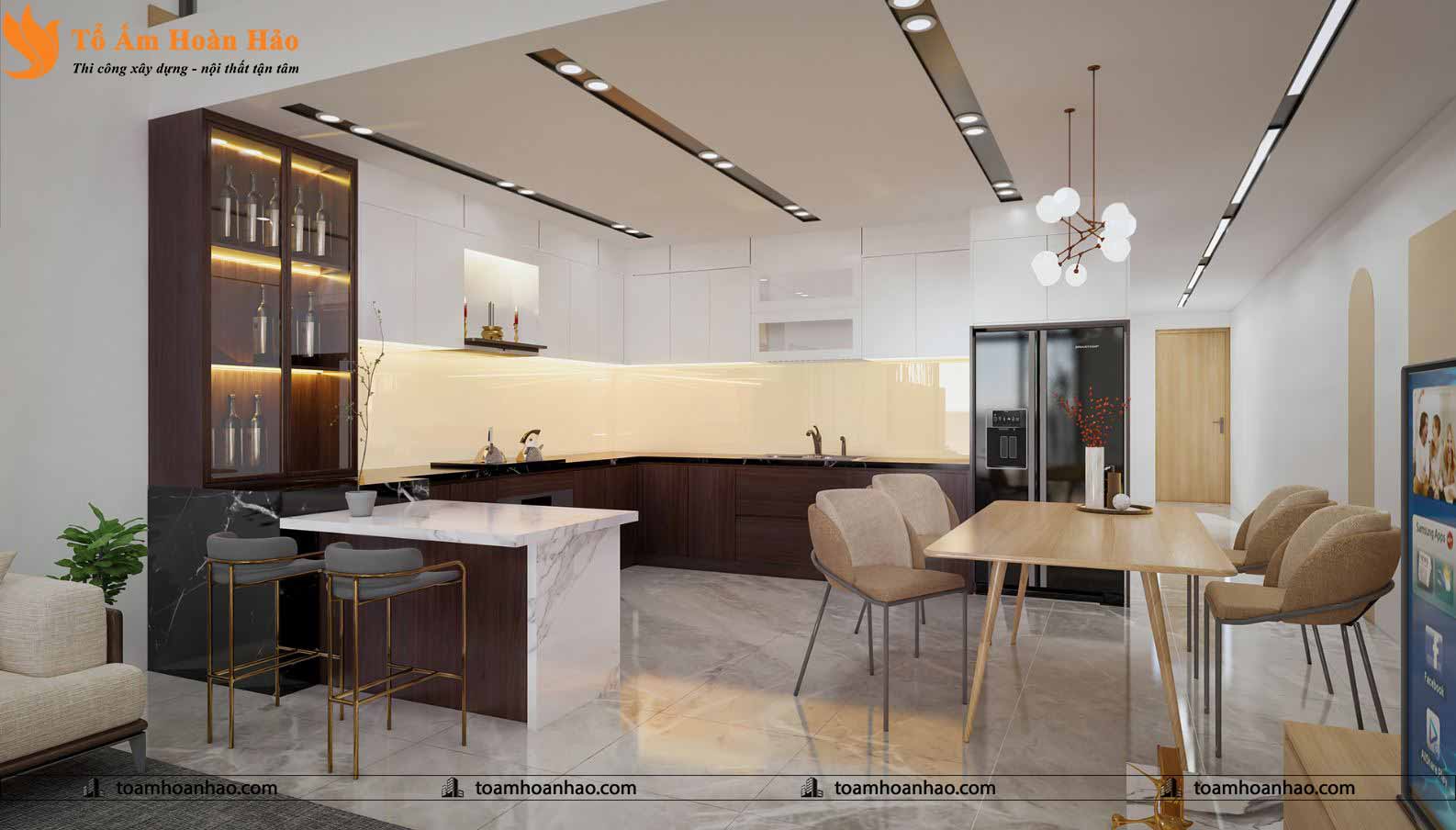 30+ MẪU BẾP XINH DÀNH CHO BIỆT THỰ, NHÀ PHỐ, CHUNG CƯ HIỆN ĐẠI 38