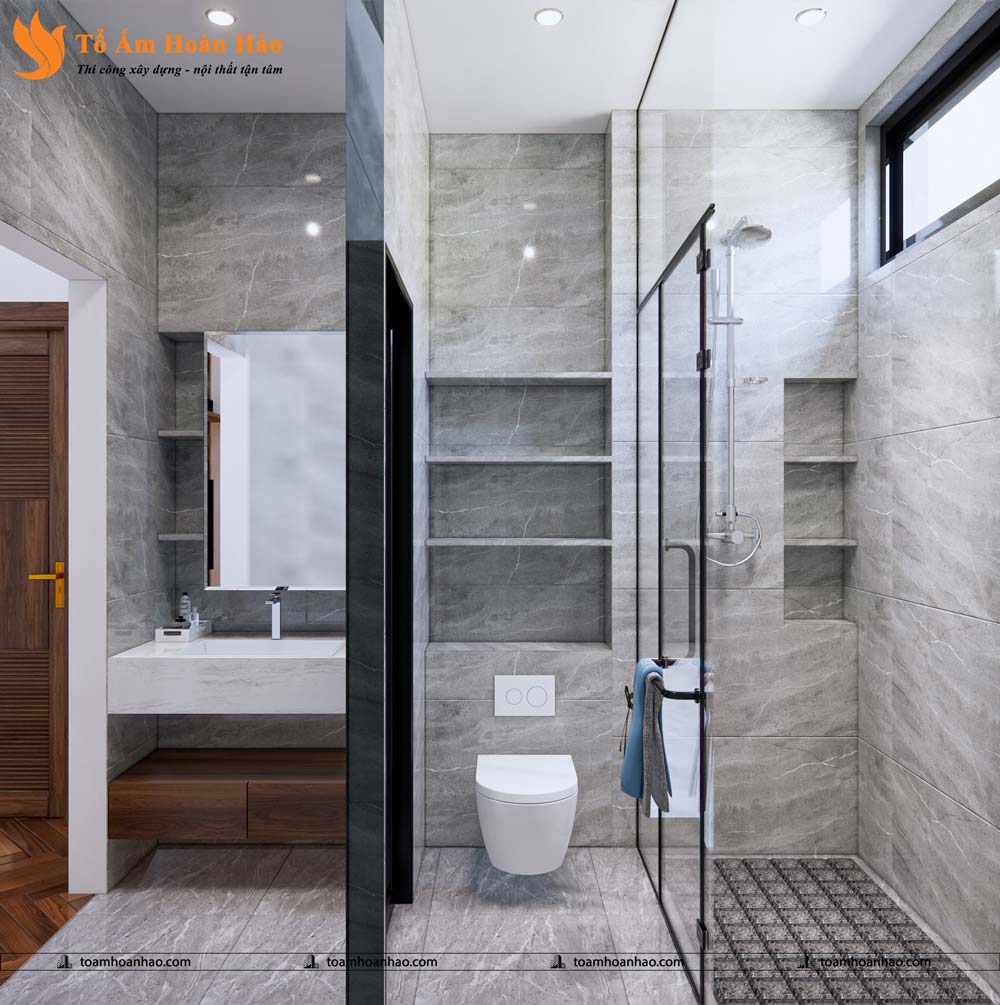 THIẾT KẾ NỘI THẤT GỖ ÓC CHÓ VILLA 1500m2 - HÀ NỘI, SANG TRỌNG VÀ ĐẲNG CẤP 26 nội thất gỗ óc chó